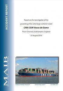 Effective BRM could have prevented CMA CGM Vasco de Gama grounding