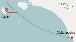 Maritime history: Costa Concordia disaster