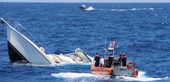 Five People Rescued From Sinking Boat Off Bahamas Safety4sea