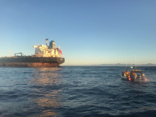 Gallery: Tanker and tug near grounding after towing fails