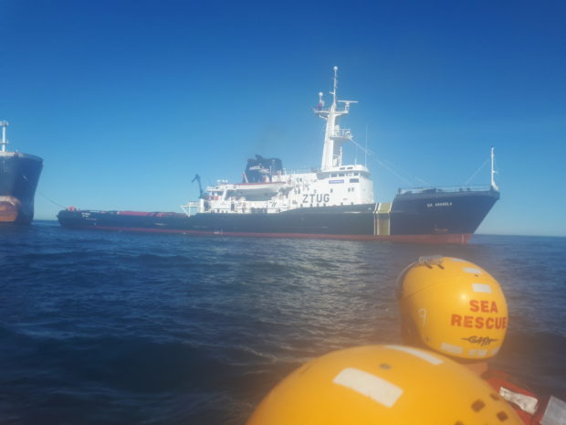 Gallery: Tanker and tug near grounding after towing fails