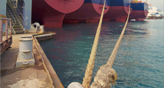 used mooring rope