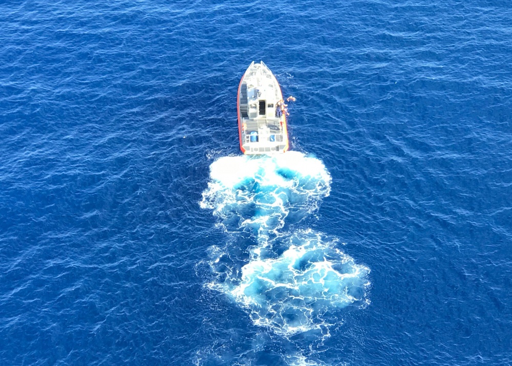 USCG rescues crewman overboard off Everglades