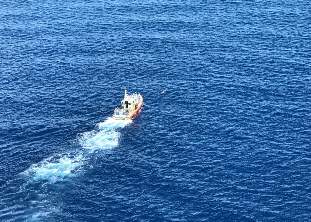 USCG rescues crewman overboard off Everglades