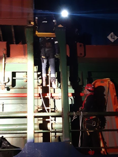 Injured stowaway rescued from cargo ship off Table Bay