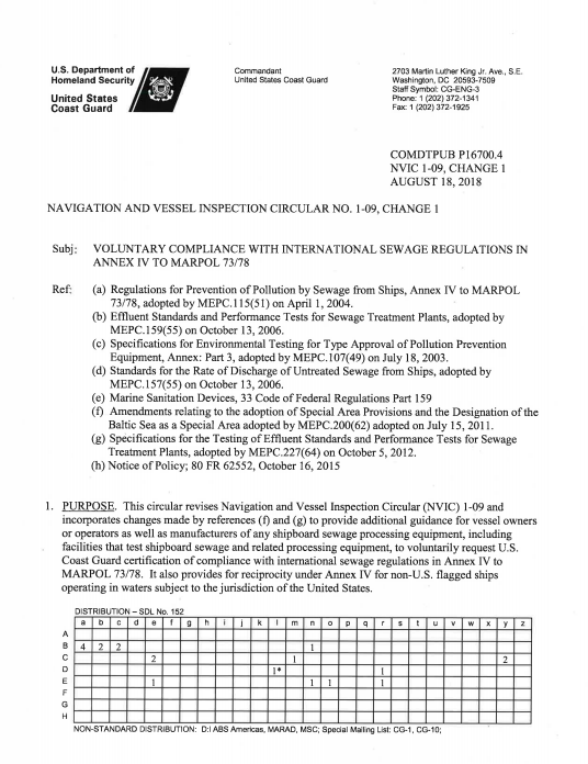 USCG Guidelines on ISM Code