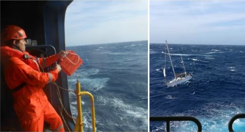 French Coastguard, Wallem ship rescue five in the Mediterranean