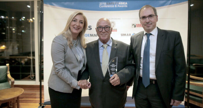 Capt. Panagiotis Tsakos receives SAFETY4SEA Leadership Award - SAFETY4SEA