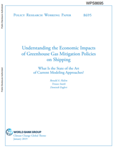 Report: The economic impact of GHG mitigation measures on shipping