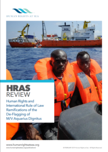 HRAS: Inconsistencies by flag States led to &#8216;Aquarius Dignitus&#8217; de-flaggings