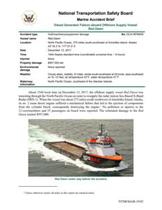 Loose connecting rod assembly leads to diesel generator failure