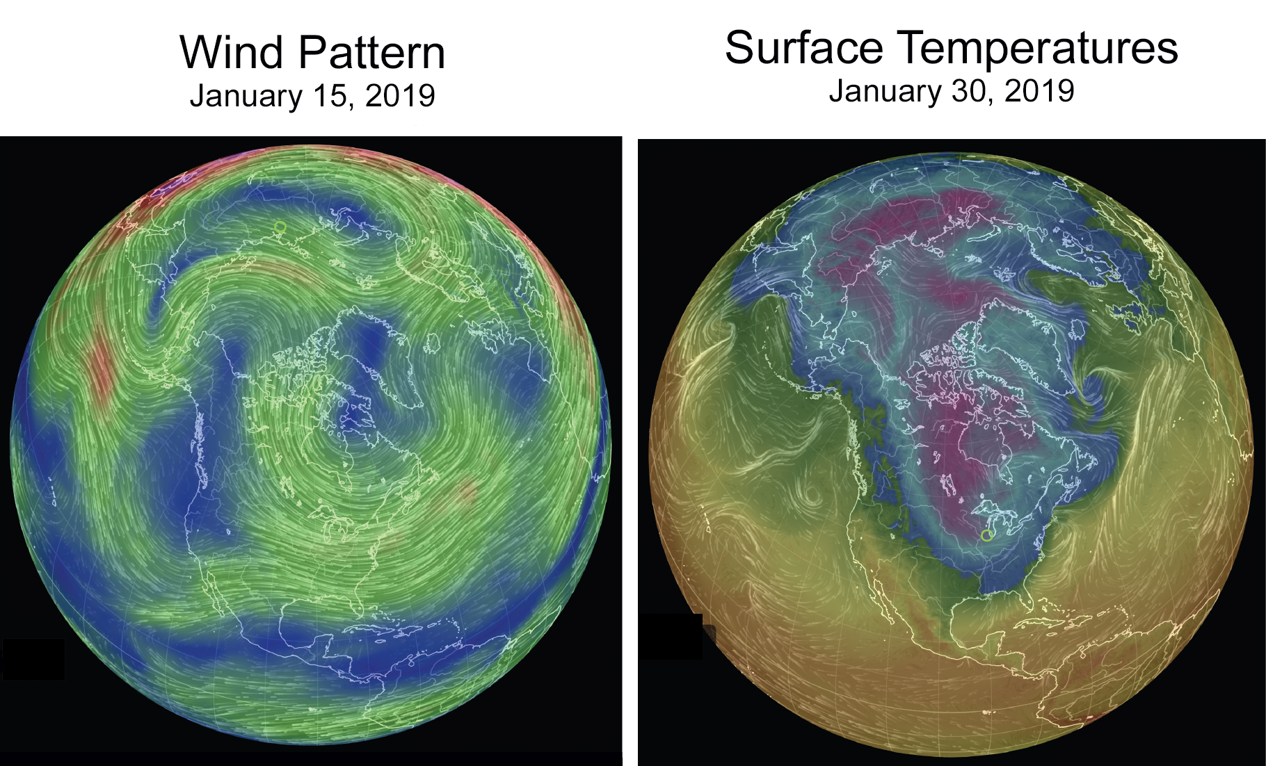 Insight on Polar Vortex breakdown