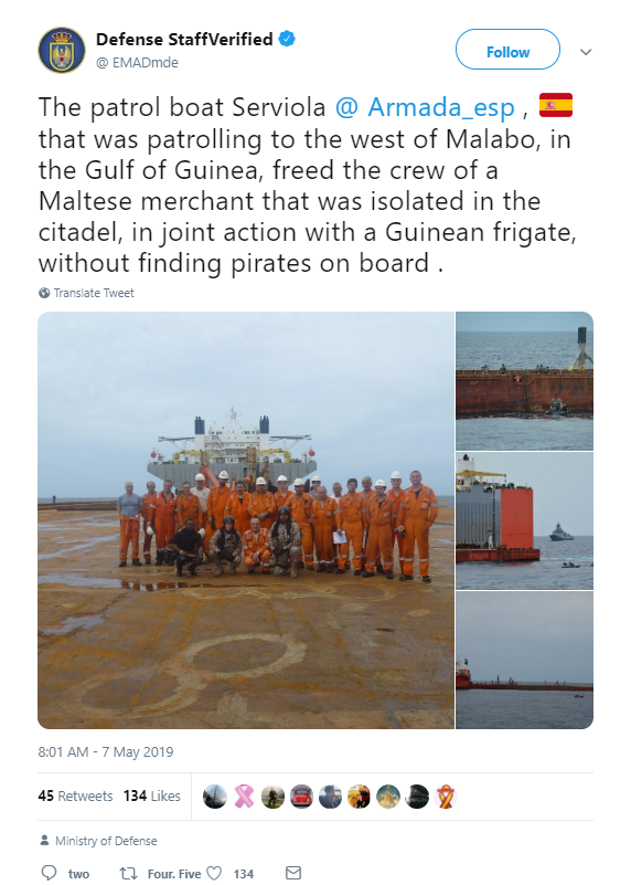 Boskali&#8217;s ship hijacked off West Africa