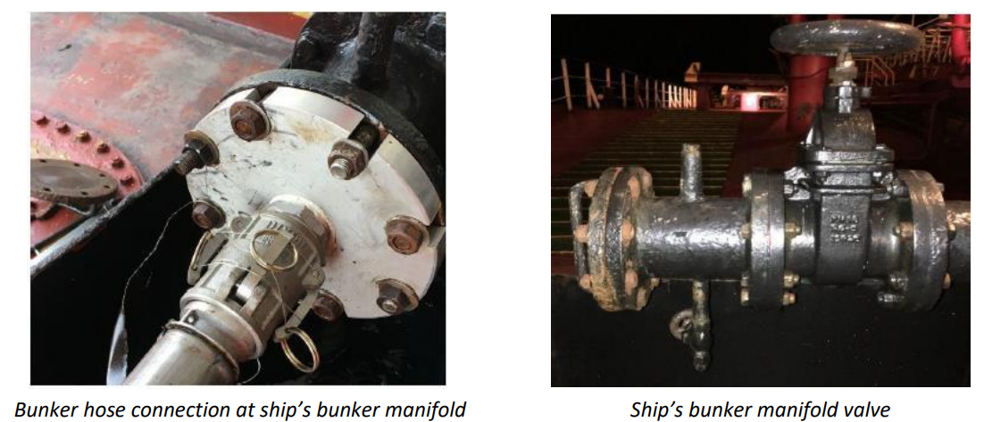 Bunkering operations result to oil spill