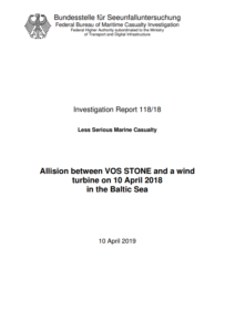Vessel hits wind turbine as master takes unnecessary risk