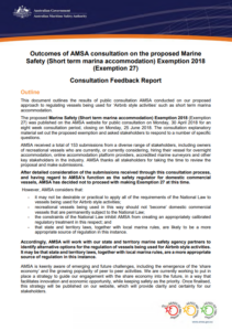 AMSA publishes decision on regulating vessels for &#8216;Airbnb style activities&#8217;