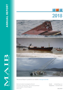 UK MAIB: Timeline of key accidents in 2018