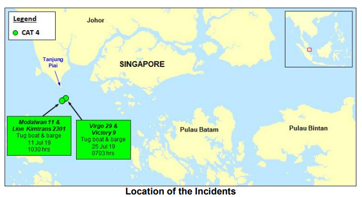 Another two armed robberies against ships in Singapore Strait