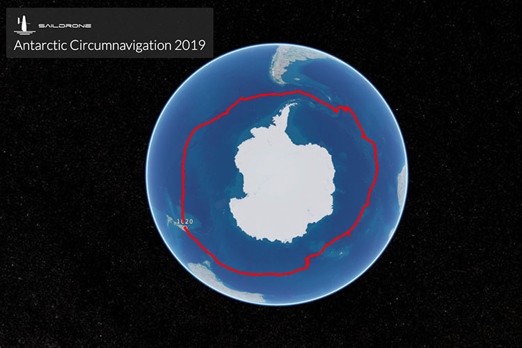 Watch: Saildrone, the first unmanned system circumnavigates Antarctica