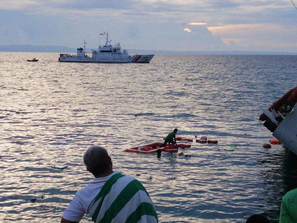 149 passengers rescued from listing ship off Cebu