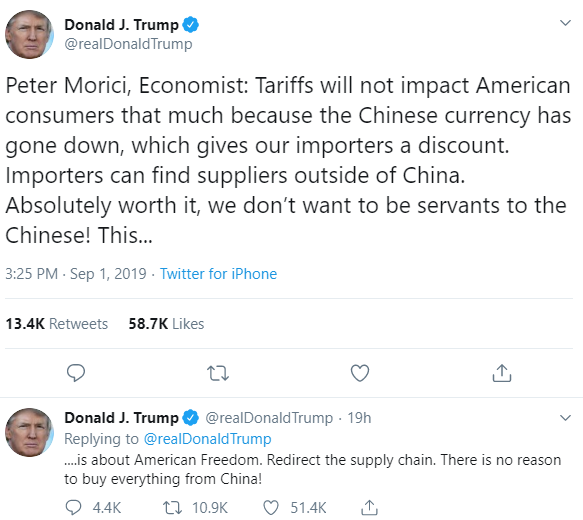 China imposes tariffs on US crude while US tariffs on Chinese goods take effect