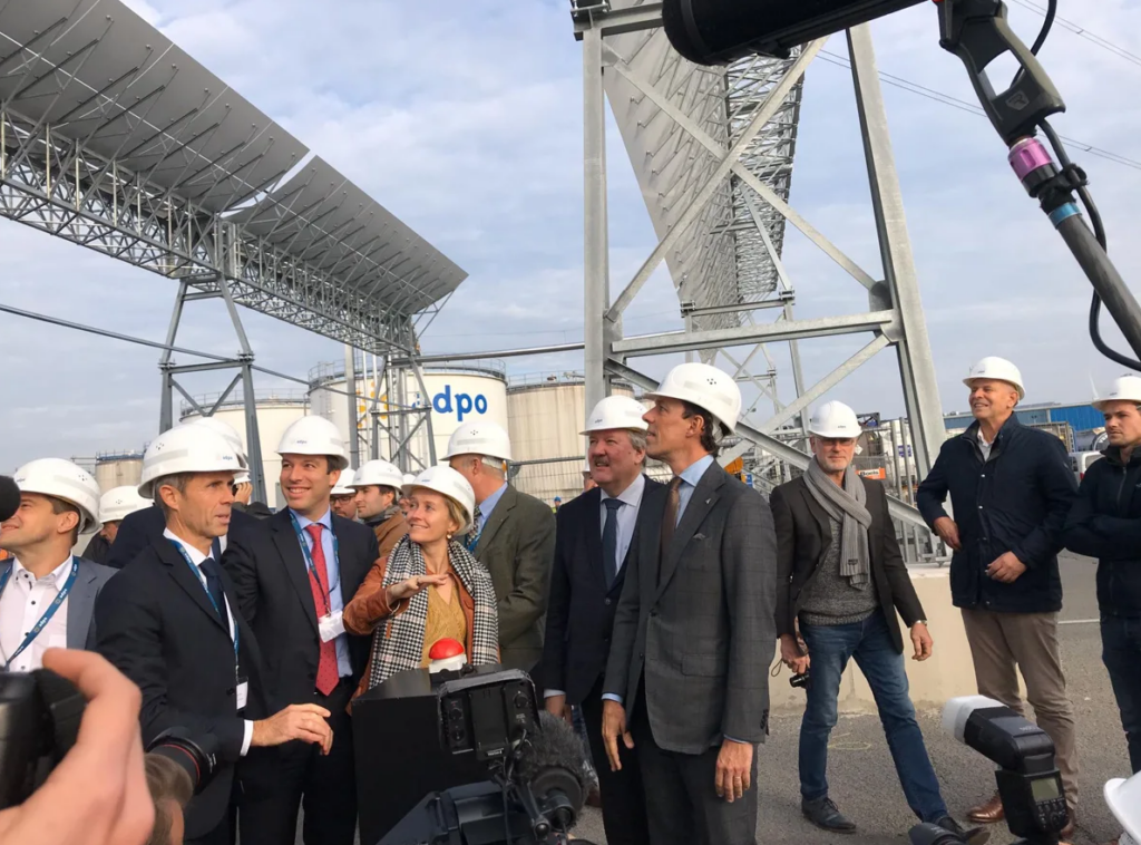 Watch: Port of Antwerp inaugurates eco-friendly solar heat project