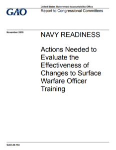 U.S. Navy to consider training improvements