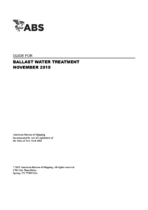 ABS issues amended guide on ballast water treatment