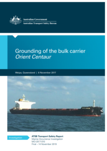 Bulk carrier grounding highlights gaps in port risk assessment