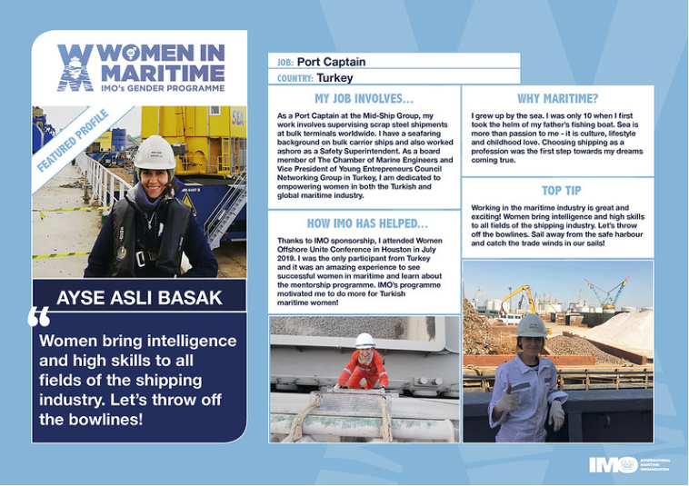 IMO presents the skilled women of the maritime industry