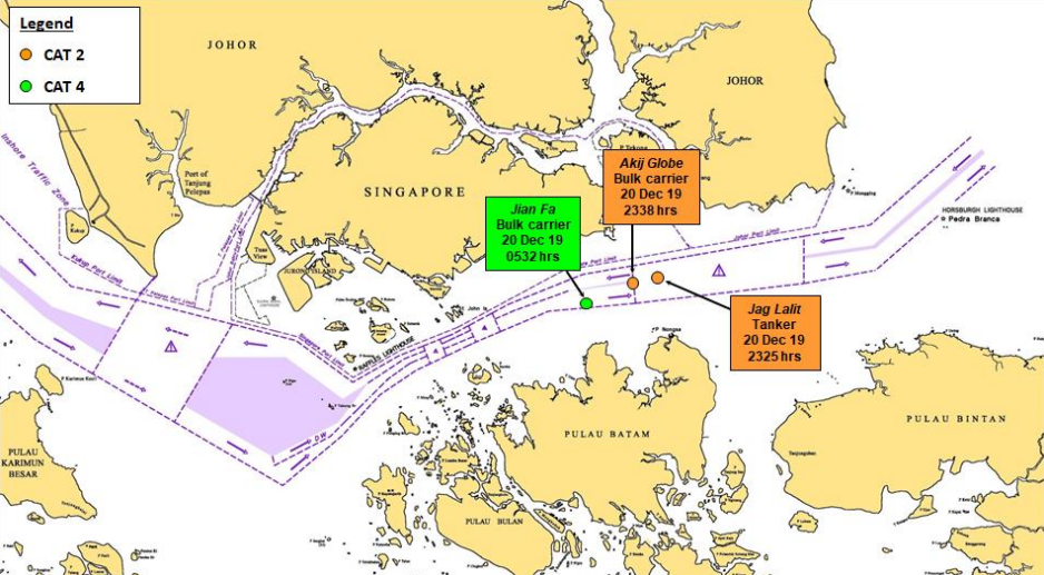 Five piracy incidents take place in Singapore Strait in five days