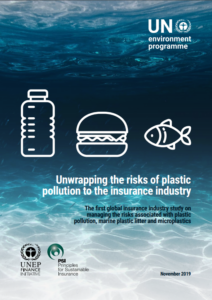 Risks of plastic pollution to the insurance industry