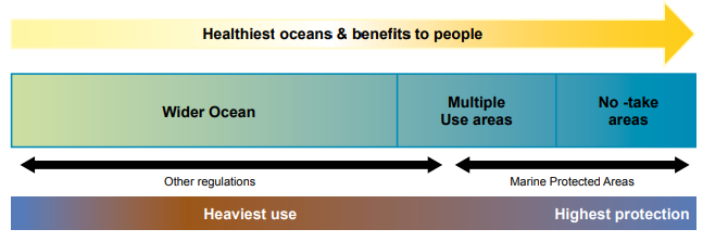 Report presents features defining marine protected areas