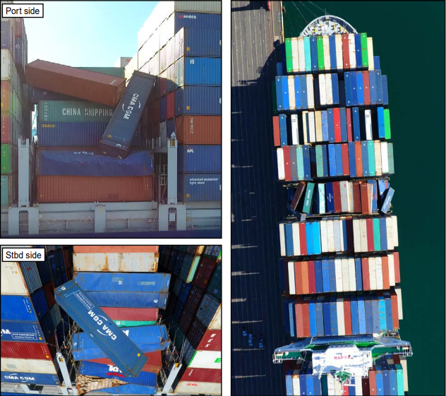 Investigation report: Loss of 137 containers overboard from CMA CGM G. Washington