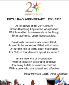 Royal Navy celebrates 20 years since LGBT ban&#8217;s lift