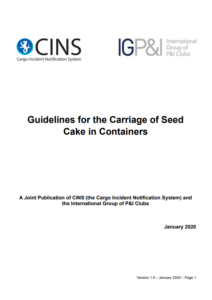 Guidelines launched for safe carriage of seed cake