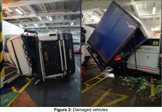 Investigation report: Truck drivers remaining in vehicle cabs onboard ship, pose a safety risk