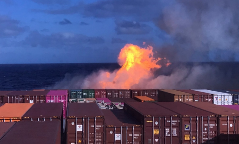 Coconut charcoal to have caused the fire on Yantian Express