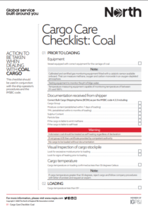 Cargo care checklist: Nickel Ore, Grain, Coal