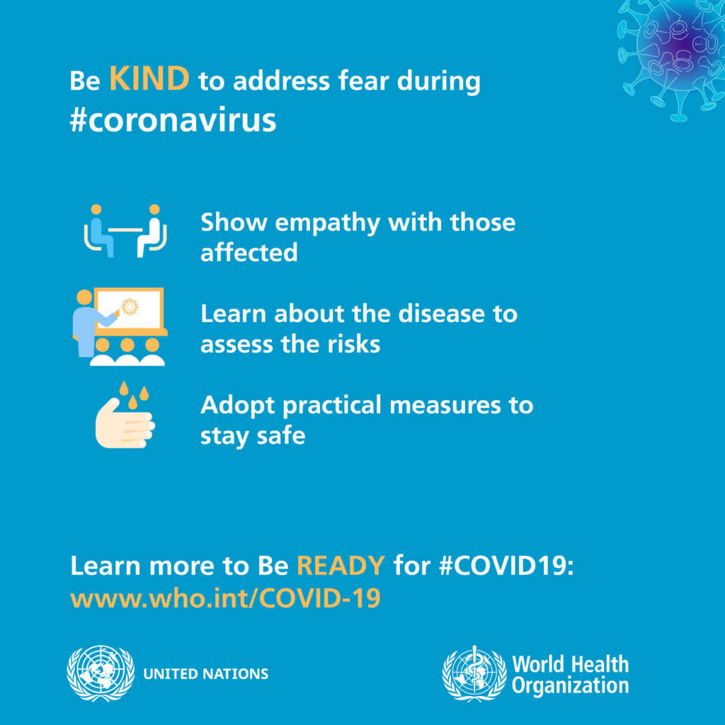 COVID-19: Be Safe, Smart and Kind