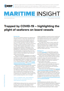 CHIRP Maritime issues COVID-19 advisory papers