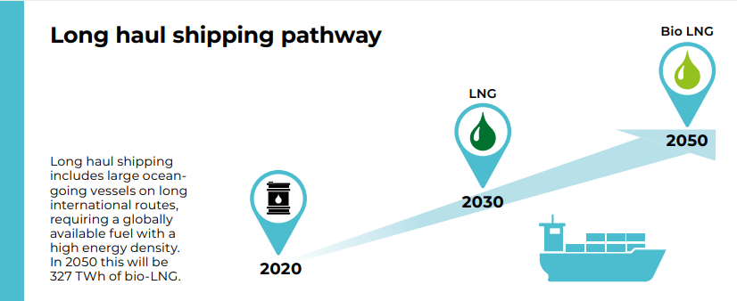 Report presents the gas decarbonization pathways from 2020 to 2050