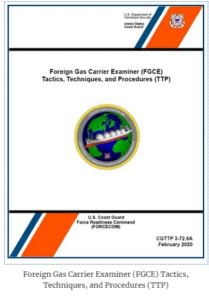 USCG updates its Gas Carrier Examiner prodecures