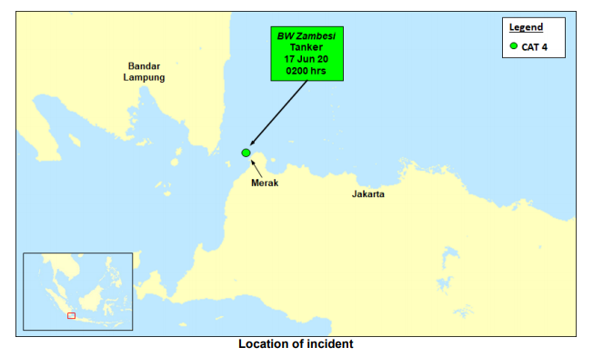 Tanker robbed while at Merak Anchorage, Indonesia