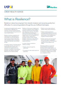 New health advice ensures how seafarers can build resilience