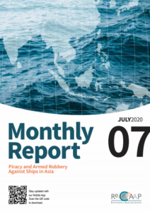 ReCAAP ISC: Six incidents of piracy and armed robbery reported during July 2020