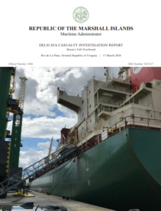 RMI investigation report: Poor compliance with SMS leads to fatal fall overboard