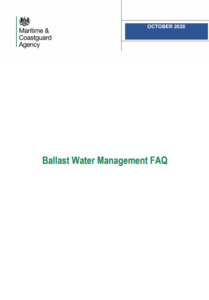 UK MCA updates ballast water management FAQs