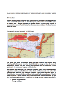 Guide launched for salvage claims in Turkish Straits