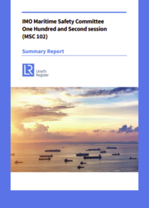 Key points of the IMO MSC 102 outcome